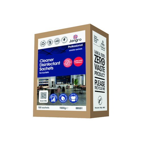 Jangro Professional Cleaner Disinfectant Sachets (BB551)